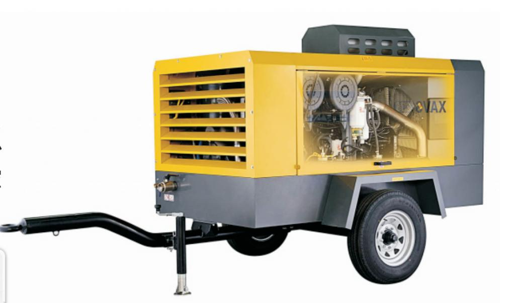 Atlas new C series mobile air compressor